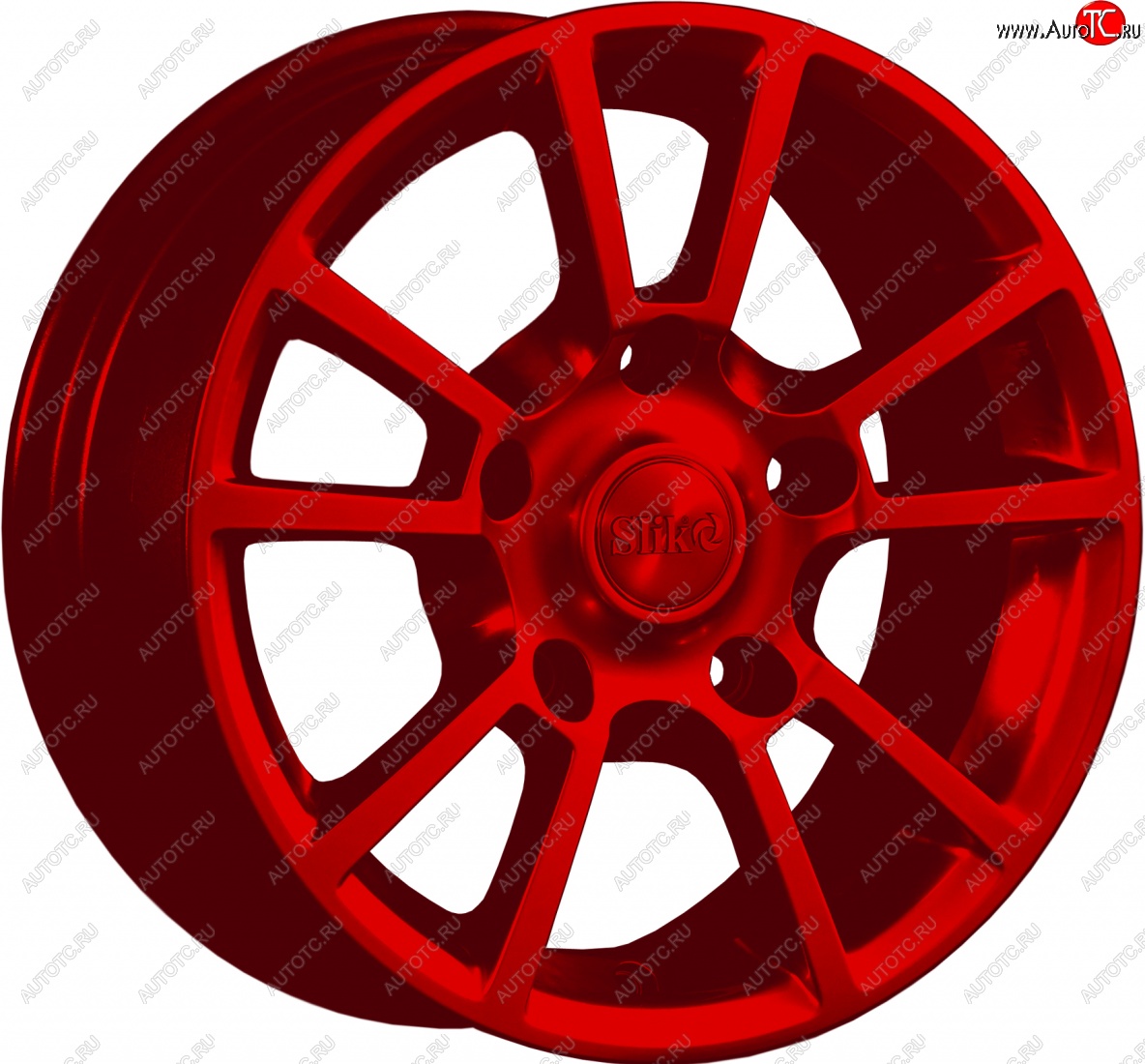 15 249 р. Кованый диск Slik Classic L-87 6.5x15   (Candy алый)  с доставкой в г. Керчь