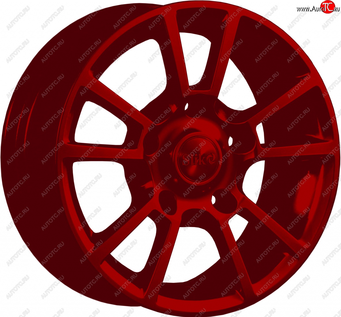 15 249 р. Кованый диск Slik Classic L-87 6.5x15   (Candy красный (Candy RED))  с доставкой в г. Керчь
