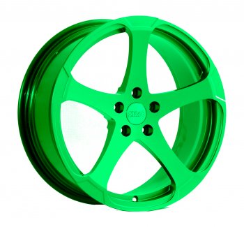 Кованый диск Slik Classic L-900 9.0x19  (RAL 6038 ярко-зеленый (6038))