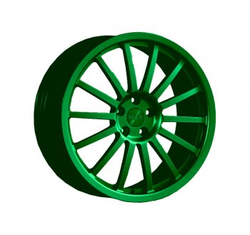 Кованый диск Slik PREMIUM L-902 9.0x19  (Зеленый (GREEEN))