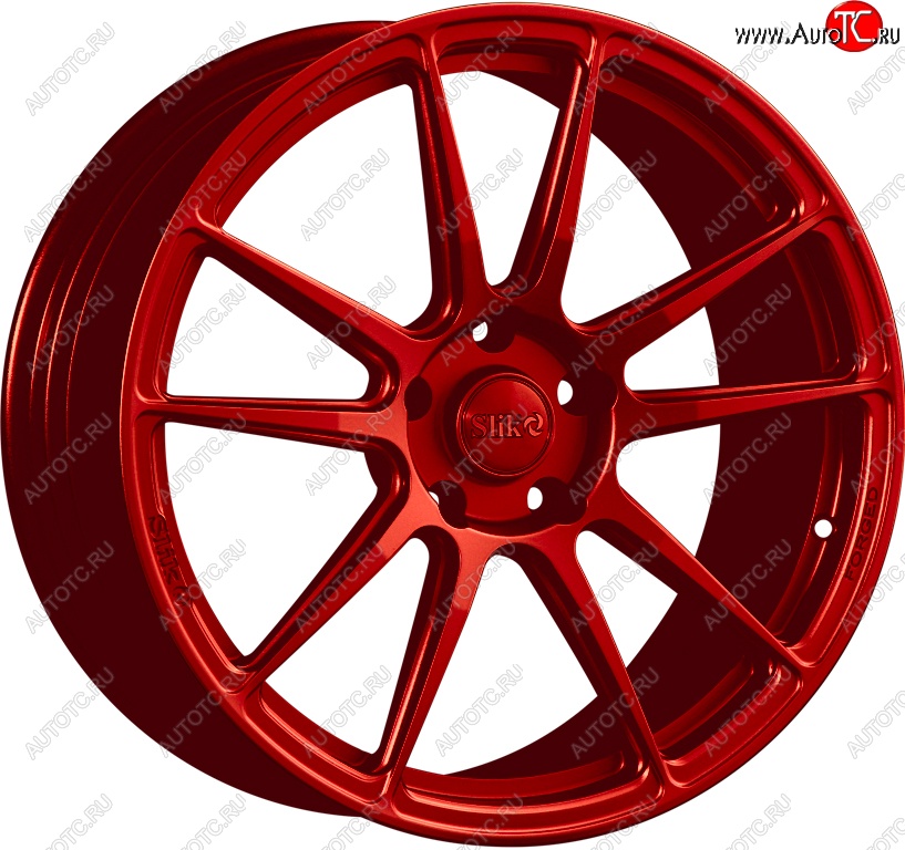 43 319 р. Кованый диск Slik PREMIUM L-904 8.5x19   (Candy алый)  с доставкой в г. Керчь
