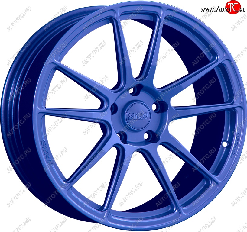 43 319 р. Кованый диск Slik PREMIUM L-904 8.5x19   (Синий (BLUE))  с доставкой в г. Керчь