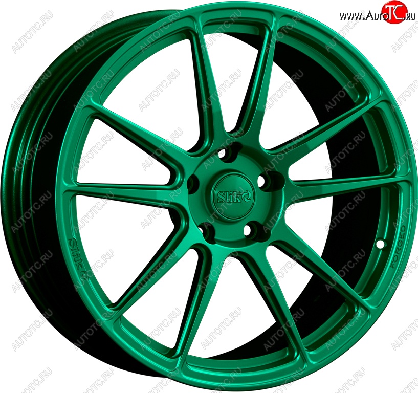 44 999 р. Кованый диск Slik PREMIUM L-904 9.0x19   (Candy изумрудно-зеленый (Candy Green))  с доставкой в г. Керчь