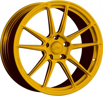 Кованый диск Slik PREMIUM L-904 9.0x19  (Ярко желтый RAL1021 (YELLOW))