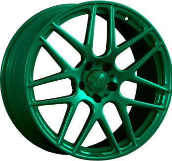43 319 р. Кованый диск Slik PREMIUM L-906 8.5x19   (Candy изумрудно-зеленый (Candy Green))  с доставкой в г. Керчь. Увеличить фотографию 1