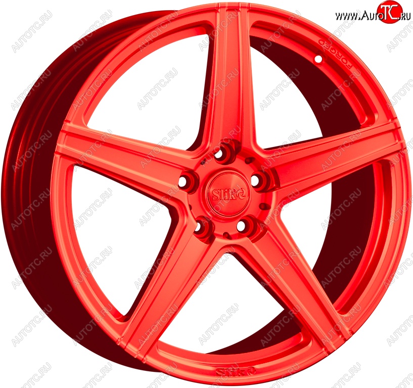 35 799 р. Кованый диск Slik PREMIUM L-908 8.5x19   (RAL 3026 ярко алый (3026))  с доставкой в г. Керчь