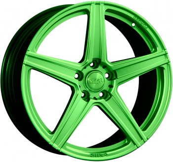 Кованый диск Slik PREMIUM L-908 8.5x19  (RAL 6038 ярко-зеленый (6038))