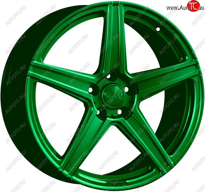 35 799 р. Кованый диск Slik PREMIUM L-908 8.5x19   (Зеленый (GREEEN))  с доставкой в г. Керчь