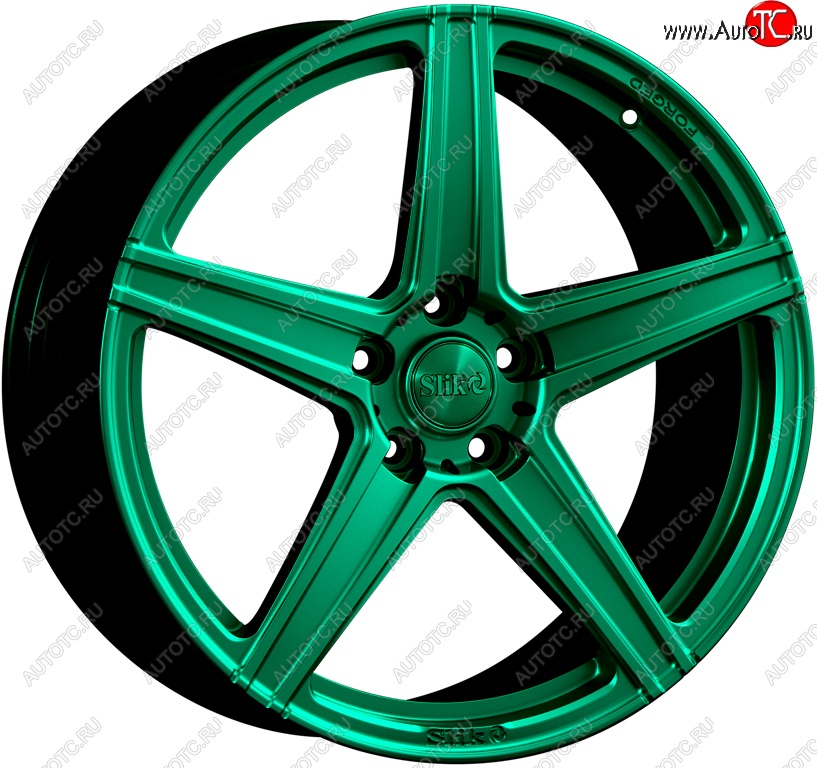 35 799 р. Кованый диск Slik PREMIUM L-908 8.5x19   (Candy изумрудно-зеленый (Candy Green))  с доставкой в г. Керчь