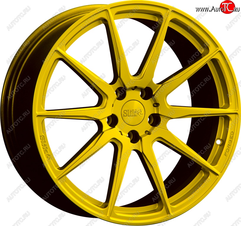 43 319 р. Кованый диск Slik PREMIUM L-915 8.5x19   (Candy ярко-желтый (Candy YELLOW))  с доставкой в г. Керчь
