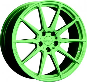 Кованый диск Slik PREMIUM L-915 8.5x19  (RAL 6038 ярко-зеленый (6038))