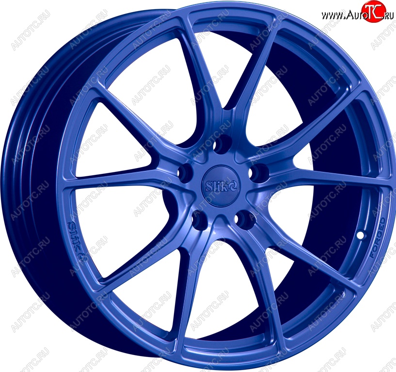 43 319 р. Кованый диск Slik PREMIUM L-916 8.5x19   (Синий (BLUE))  с доставкой в г. Керчь