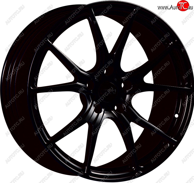 43 319 р. Кованый диск Slik PREMIUM L-916 8.5x19   (Черный глянцевый (BK))  с доставкой в г. Керчь
