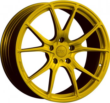 Кованый диск Slik PREMIUM L-916 8.5x19  (Ярко желтый RAL1021 (YELLOW))