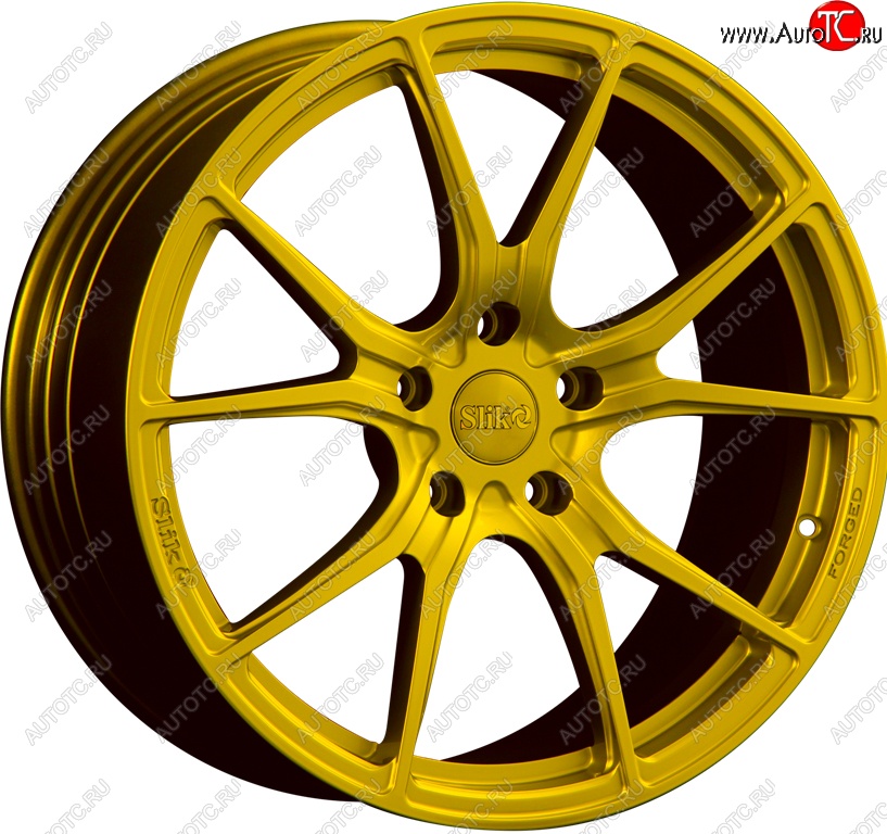 43 319 р. Кованый диск Slik PREMIUM L-916 8.5x19   (Ярко желтый RAL1021 (YELLOW))  с доставкой в г. Керчь
