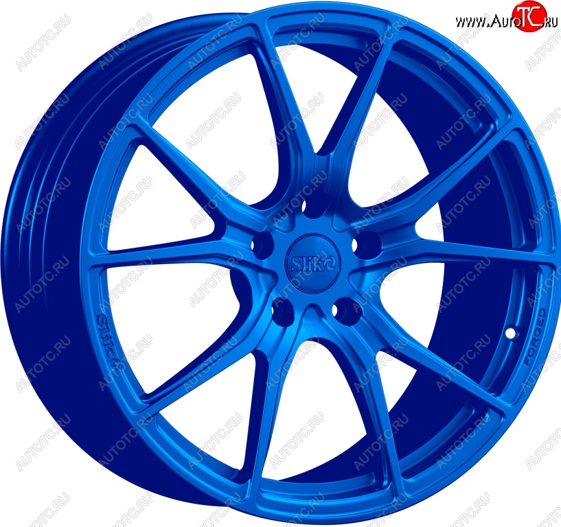 43 319 р. Кованый диск Slik PREMIUM L-916 8.5x19   (Candy синий (Candy BLUE))  с доставкой в г. Керчь
