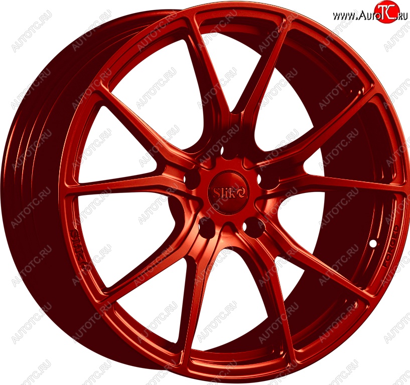 43 319 р. Кованый диск Slik PREMIUM L-916 9.0x19   (Candy красный (Candy RED))  с доставкой в г. Керчь