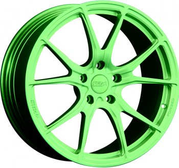 Кованый диск Slik PREMIUM L-916 9.0x19  (RAL 6038 ярко-зеленый (6038))