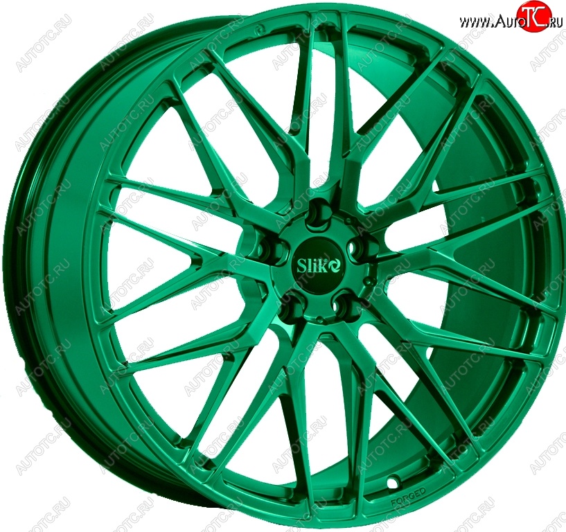 44 999 р. Кованый диск Slik PREMIUM L-918 9.0x19   (Candy изумрудно-зеленый (Candy Green))  с доставкой в г. Керчь