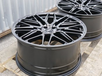 44 999 р. Кованый диск Slik PREMIUM L-918 9.0x19   (Темный хром (DC))  с доставкой в г. Керчь. Увеличить фотографию 2