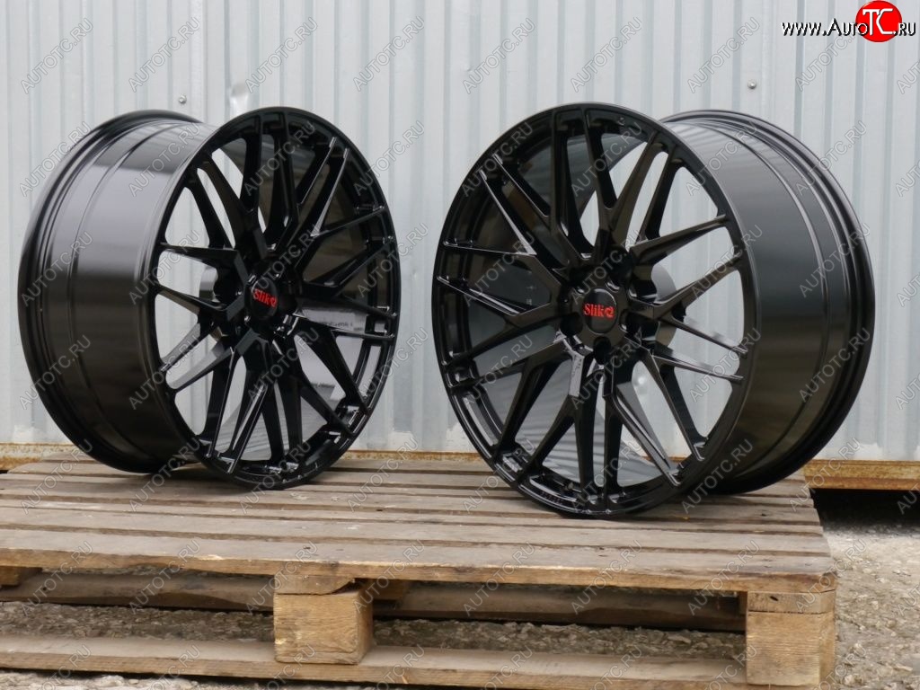 44 999 р. Кованый диск Slik PREMIUM L-918 9.0x19   (Черный глянцевый (BK))  с доставкой в г. Керчь