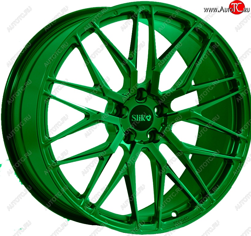 44 999 р. Кованый диск Slik PREMIUM L-918 9.0x19   (Зеленый (GREEEN))  с доставкой в г. Керчь