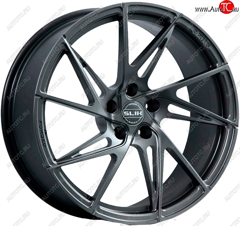 43 319 р. Кованый диск Slik PREMIUM L-936 8.5x19   (Темный хром (DC))  с доставкой в г. Керчь