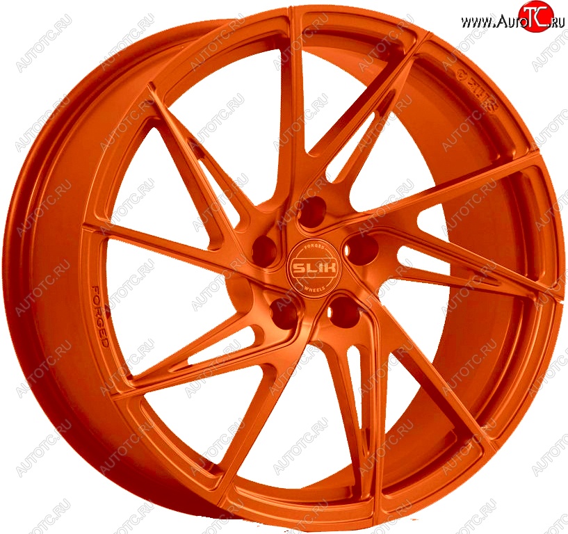 43 319 р. Кованый диск Slik PREMIUM L-936 8.5x19   (Ярко оранжевый (ORANGE))  с доставкой в г. Керчь