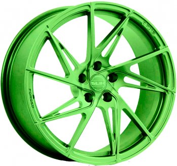 Кованый диск Slik PREMIUM L-936 8.5x19  (RAL 6038 ярко-зеленый (6038))