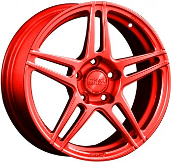 Кованый диск Slik premium R16x6.5 RAL 3026 ярко алый (3026) 6.5x16  (Цвет: 3026)