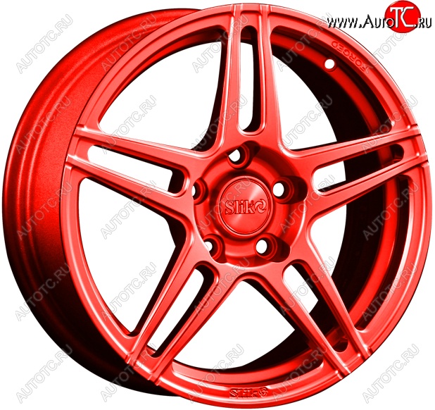 19 449 р. Кованый диск Slik premium R16x6.5 RAL 3026 ярко алый (3026) 6.5x16   (Цвет: 3026)  с доставкой в г. Керчь