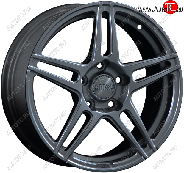 19 449 р. Кованый диск Slik premium R16x6.5 RAL Графит глянцевый (GM) 6.5x16   (Цвет: GM)  с доставкой в г. Керчь