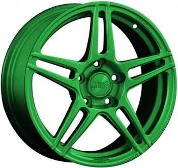 Кованый диск Slik premium R16x6.5 RAL Зеленый (GREEN) 6.5x16  (Цвет: GREEN)