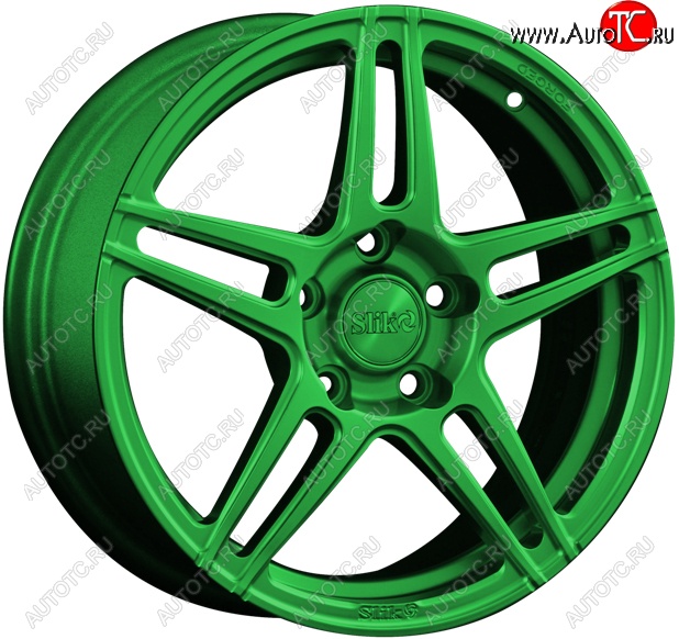 19 449 р. Кованый диск Slik premium R16x6.5 RAL Зеленый (GREEN) 6.5x16   (Цвет: GREEN)  с доставкой в г. Керчь