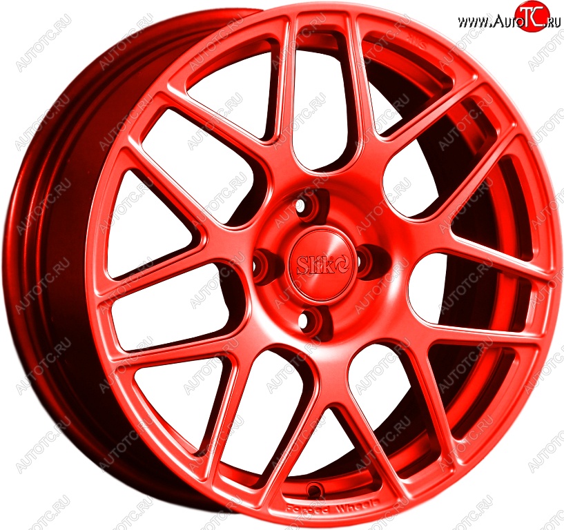19 449 р. Кованый диск Slik premium R16x6.5 Candy алый 6.5x16   (Цвет: Candy алый 6.5x16)  с доставкой в г. Керчь