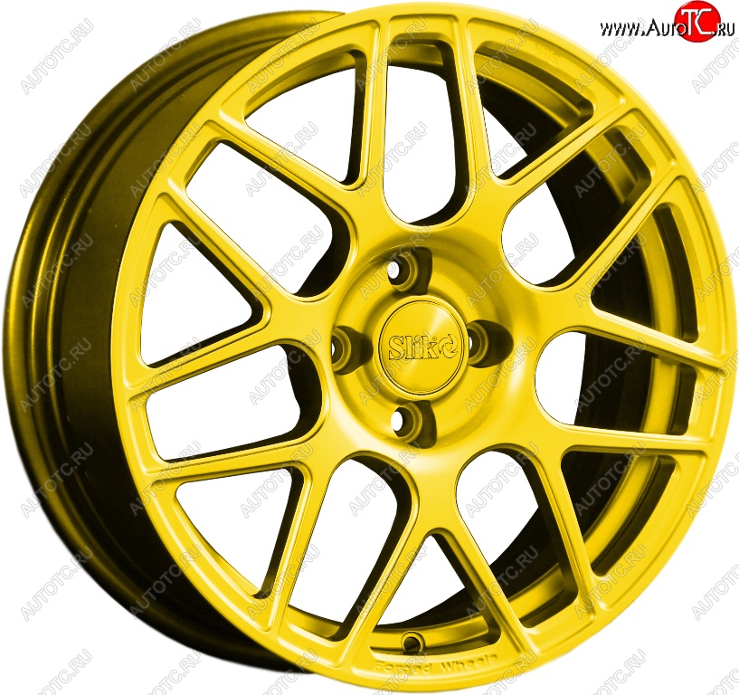 19 449 р. Кованый диск Slik premium R16x6.5 Ярко желтый RAL 1021 (YELLOW) 6.5x16   (Цвет: YELLOW)  с доставкой в г. Керчь