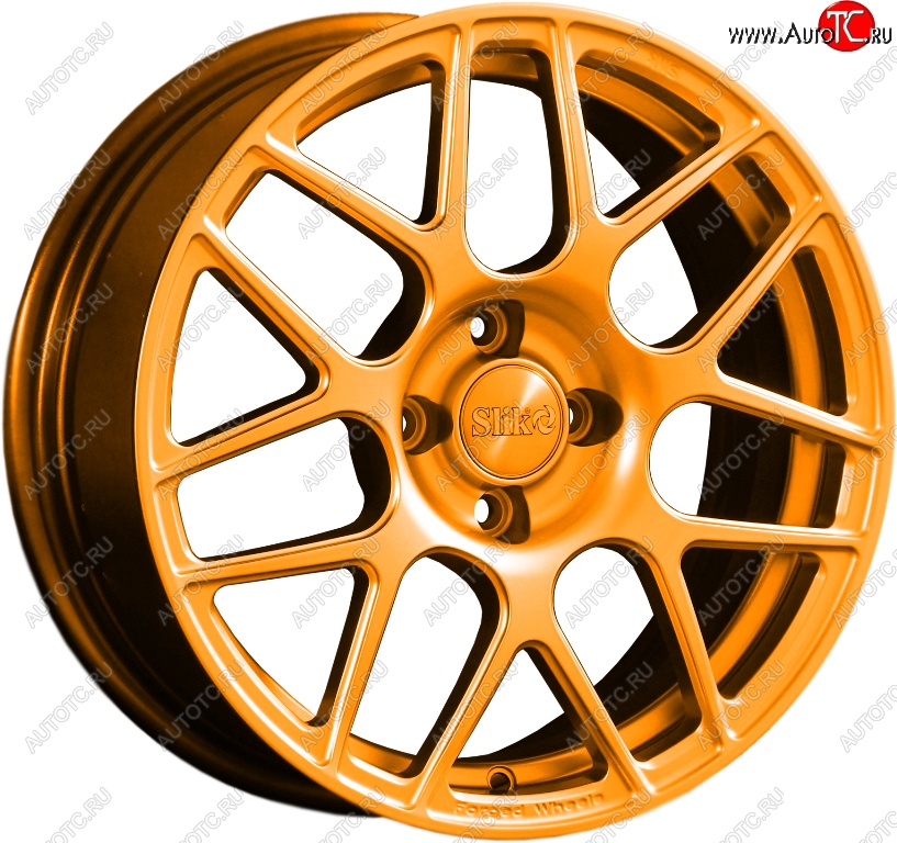 19 449 р. Кованый диск Slik premium R16x6.5 Ярко-оранжевый (ORANGE) 6.5x16   (Цвет: ORANGE)  с доставкой в г. Керчь