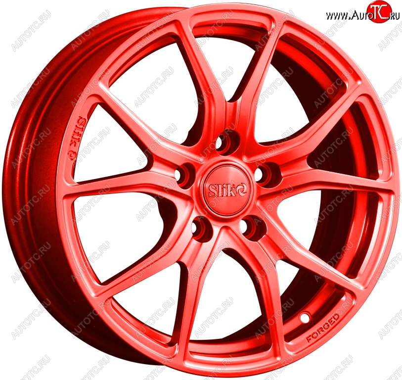 19 449 р. Кованый диск Slik premium R16x6.5 Candy алый 6.5x16   (Цвет: Candy алый 6.5x16)  с доставкой в г. Керчь