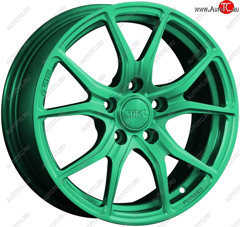 19 449 р. Кованый диск Slik premium R16x6.5 Candy Green изумрудно-зеленый 6.5x16   (Цвет: Candy Green изумрудно-зеленый 6.5x16)  с доставкой в г. Керчь