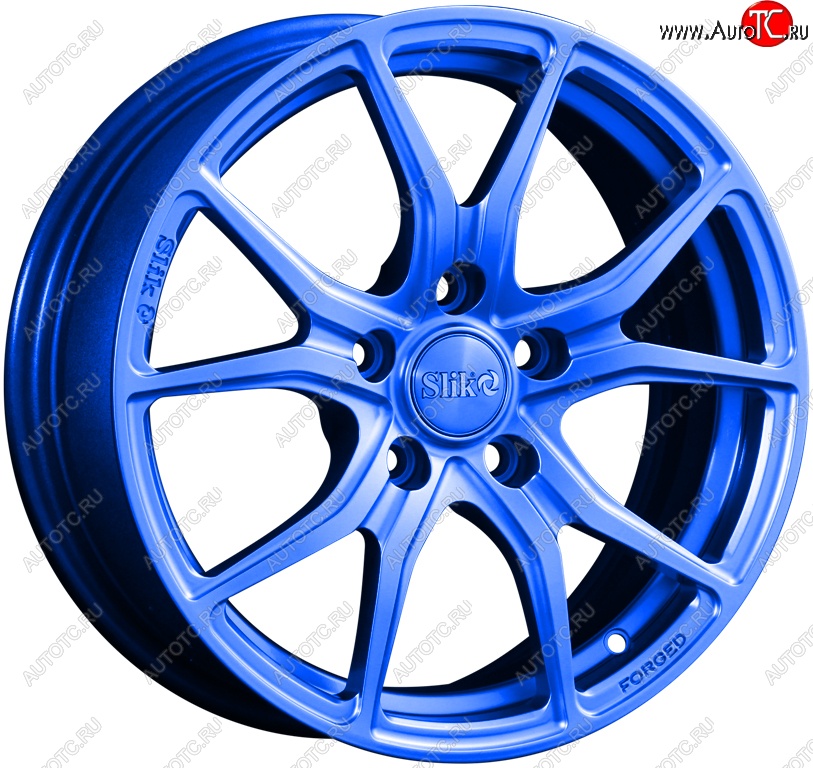 19 449 р. Кованый диск Slik premium R16x6.5 Синий (BLUE) 6.5x16   (Цвет: BLUE)  с доставкой в г. Керчь