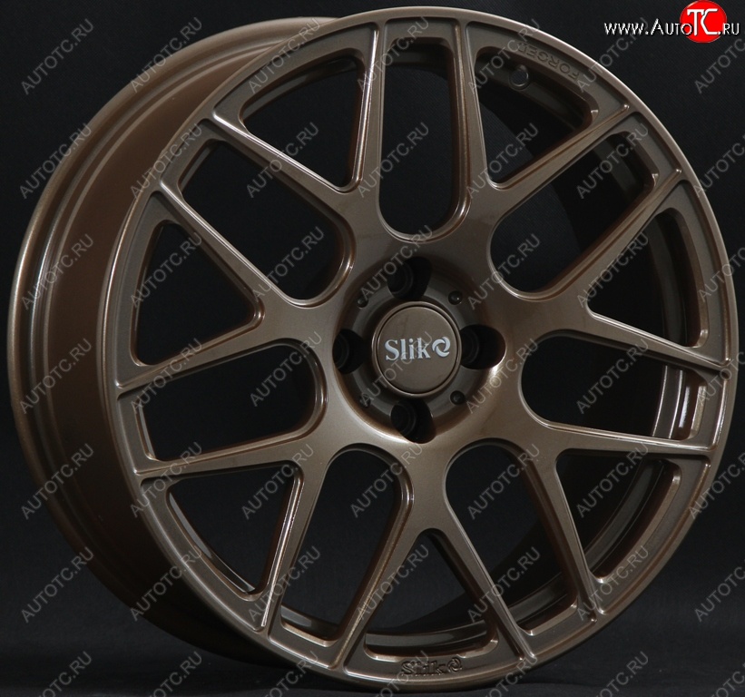 25 999 р. Кованый диск Slik premium R17x7.5 Коньячная бронза. Глянец (BRZCGN) 7.5x17   (Цвет: BRZCGN)  с доставкой в г. Керчь