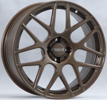 Кованый диск Slik premium R17x7.5 Коньячная бронза. Матовый (MBRZCGN) 7.5x17  (Цвет: MBRZCGN)