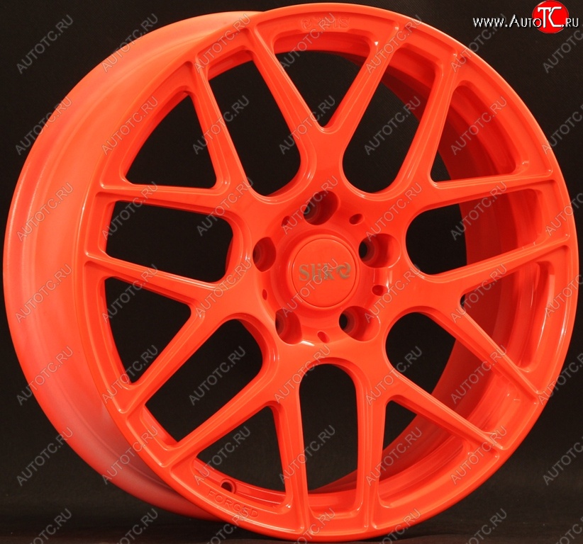 25 999 р. Кованый диск Slik premium R17x7.5 Candy алый 7.5x17   (Цвет: Candy алый 7.5x17)  с доставкой в г. Керчь