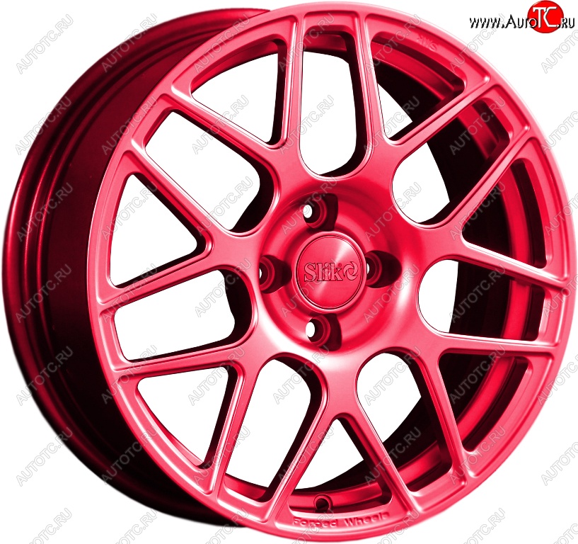 25 999 р. Кованый диск Slik premium R17x7.5 Candy RUBIN рубиновый 7.5x17   (Цвет: Candy RUBIN рубиновый 7.5x17)  с доставкой в г. Керчь