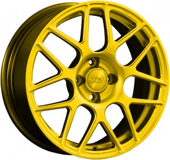 Кованый диск Slik premium R17x7.5 Candy YELLOW ярко-желтый 7.5x17  (Цвет: Candy YELLOW ярко-желтый 7.5x17)