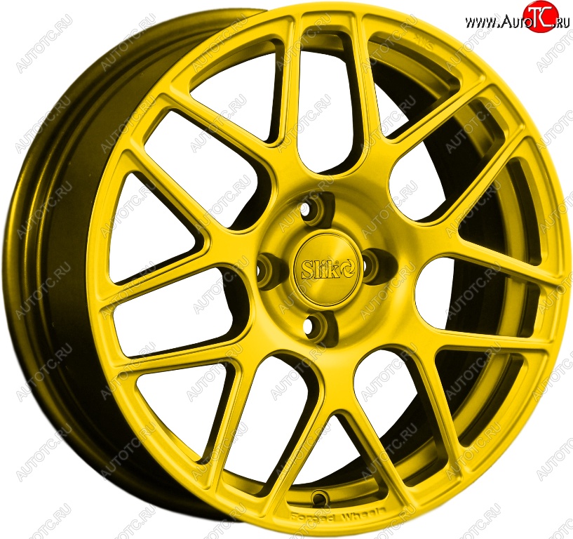 25 999 р. Кованый диск Slik premium R17x7.5 Candy YELLOW ярко-желтый 7.5x17   (Цвет: Candy YELLOW ярко-желтый 7.5x17)  с доставкой в г. Керчь