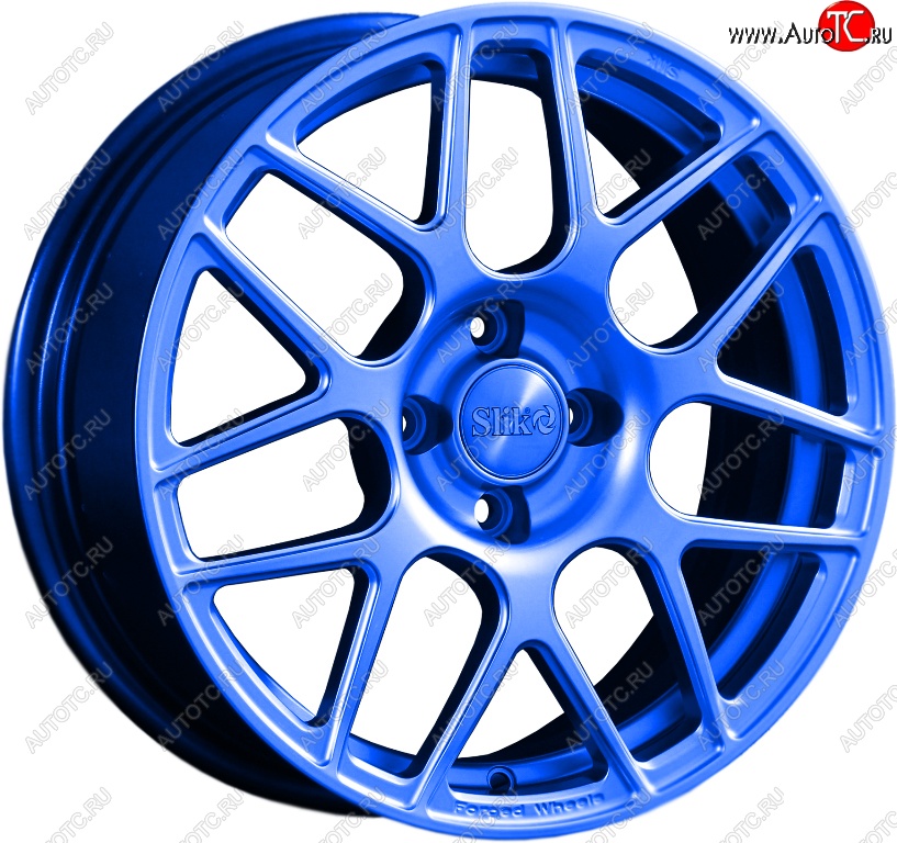 25 999 р. Кованый диск Slik premium R17x7.5 Синий (BLUE) 7.5x17   (Цвет: BLUE)  с доставкой в г. Керчь