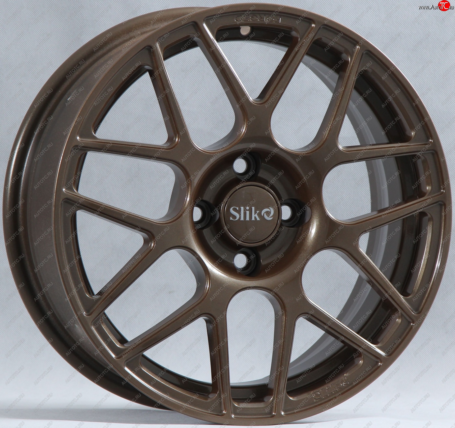 25 999 р. Кованый диск Slik premium R17x7.5 Бронза (BRZ) 7.5x17   (Цвет: BRZ)  с доставкой в г. Керчь