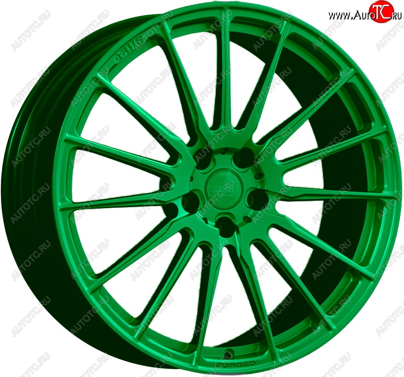 60 999 р. Кованый диск Slik PREMIUM 10.0x20   (Зеленый (GREEEN))  с доставкой в г. Керчь
