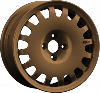 Кованый диск Slik Sport 6.5x15 (Металлик коньячная бронза. Матовый) 6.5x15/4-5x98-120 D54.1-72.6 Lancia Phedra (2002-2025) 5x98.0xDIA58.1xET27.0